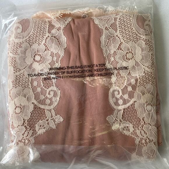 We Are HAH Take HAH Bow Reversible Bodysuit Copper Rose Size Medium - Picture 6 of 6